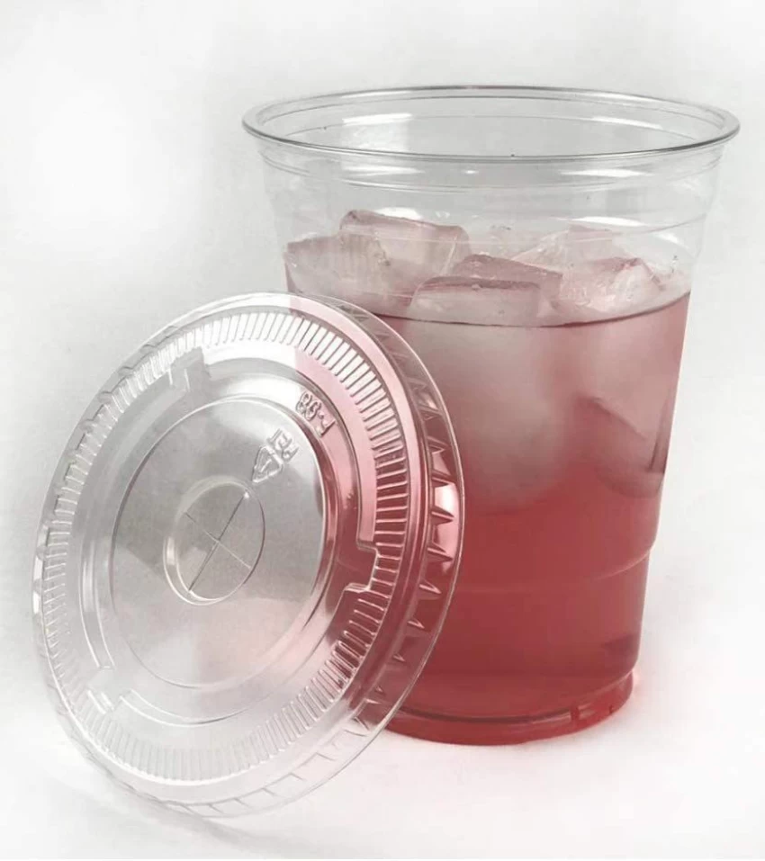 Pet Cup 14 OZ + Flat Lid 